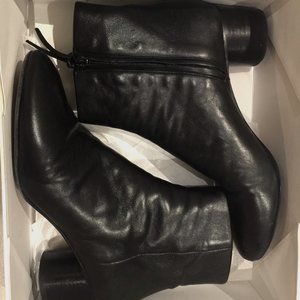 Isabel Marant Black Leather Danay Boot